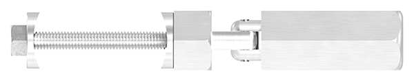 Gewindeterminal mit Gelenk - Fuer Seil Ø 6 mm - zur Selbstmontage fuer Pfosten Ø 42-4 mm - V2A-11-2902.4