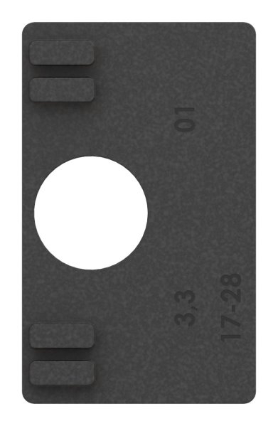 1 Paar Gummis zu Glasklemme 45x45x26 mm AbZ fuer 8-76 mm Glas VSG-10-3009.0ABZ