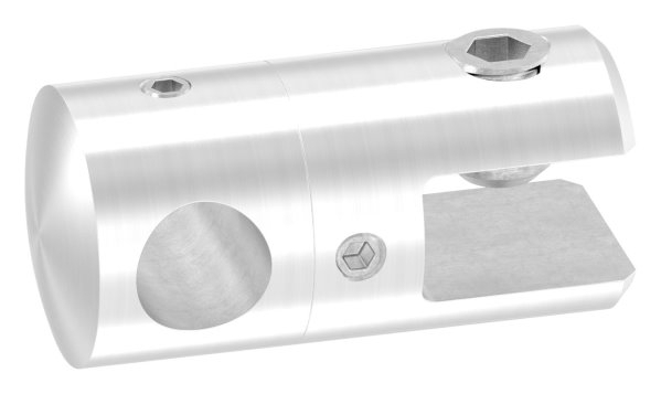 Querstab-Plattenhalter V2A Edelstahl Ø 25 mm – fuer Rundstaebe 12 mm inkl- Schrauben-11-1670.4