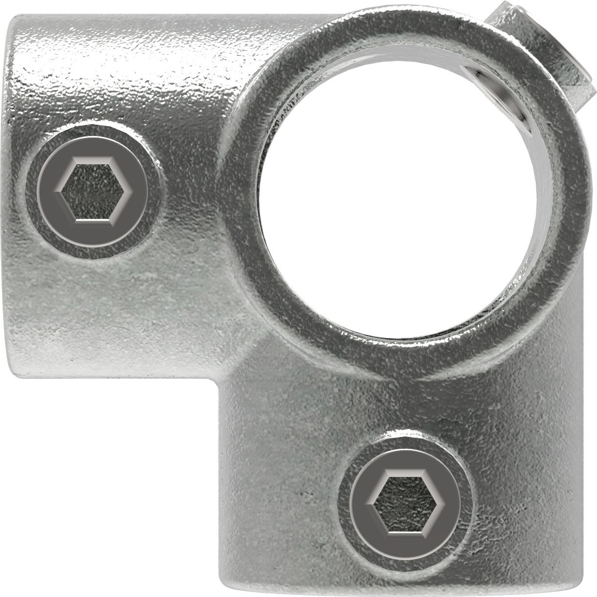 Rohrverbinder - Eckstueck durchgehend - 116S17 - 17-2 mm - 3-8- - Feuerverzinkt u. Elektrogalvanisiert-116S17