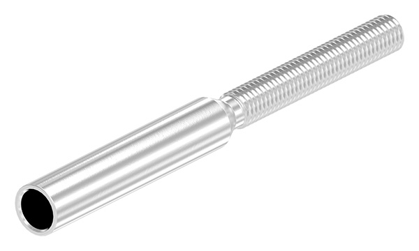 Gewindeterminal mit Aussengewinde - Linksgewinde - Fuer Seil von Ø 8 mm -V2A-11-2969.4