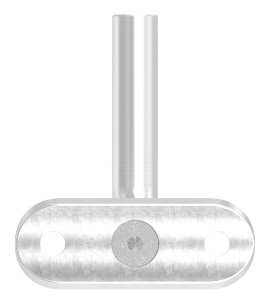Handlaufbuegel V4A Ø 12 mm- Platte 60x75 mm- fuer Rohr 42-4 mm-88-1150536-V4A.42