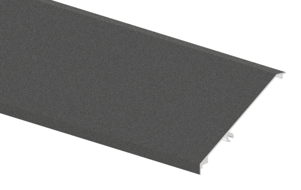 Design-Abdeckung Aluminium L = 1605 mm pulverbeschichtet DB703 fuer Vordach-88-11VDE-AB-1600.DB703
