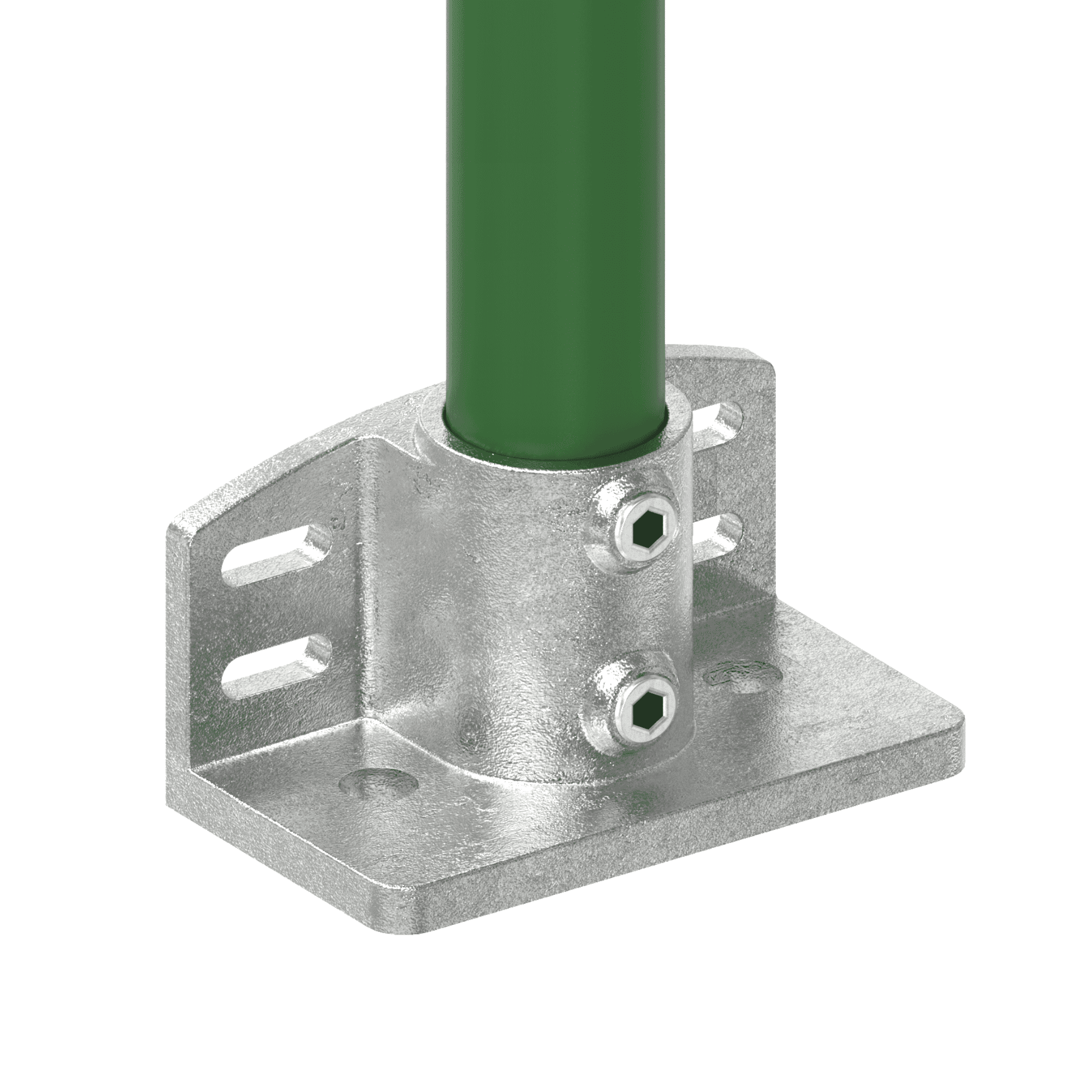 Rohrverbinder Wandhalter massiv Ø 42-4 mm -1 1-4- - Temperguss verzinkt - 247C42-247C42