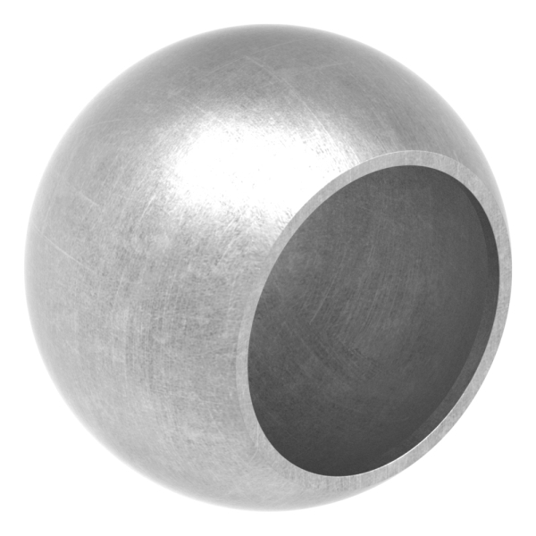 Abschlusskugel Ø 40 mm - fuer Ø 26-9 mm- Stahl S235JR- roh-30-2807.8
