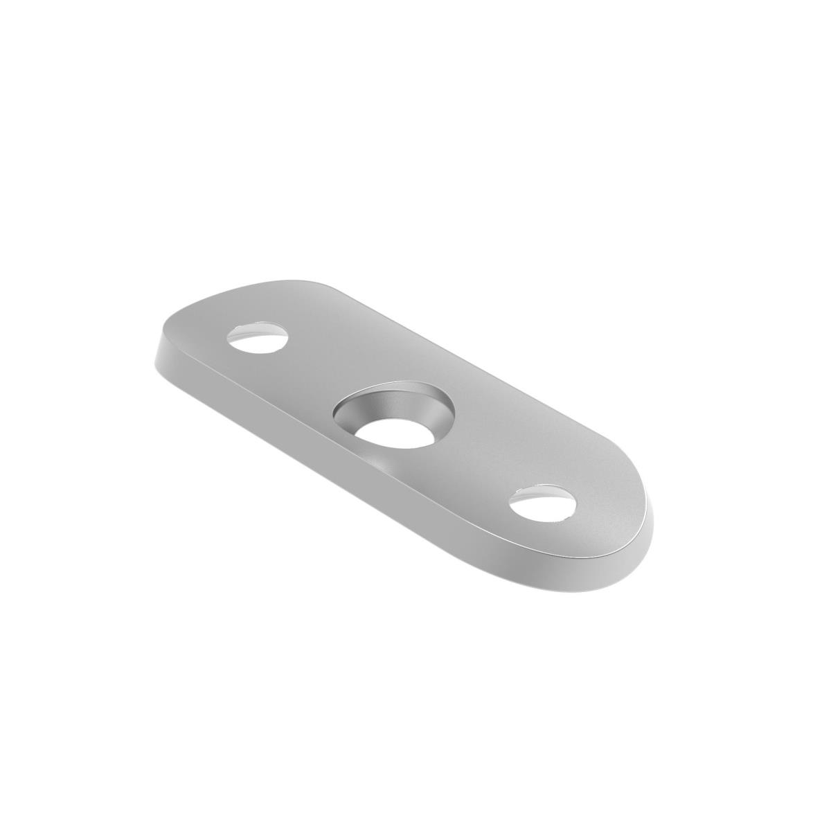 Anschraubplatte Edelstahl AISI 304 fuer Handlaufhalter geschliffen-89-11A1800142-A.4