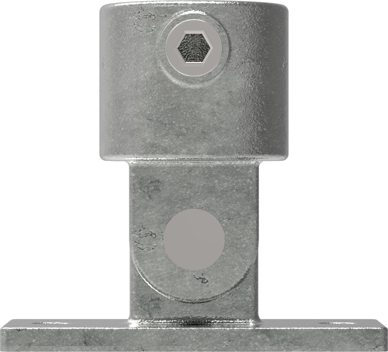 Rohrverbinder - Gelenkfuss - 169E60 - 60-3 mm - 2- - Feuerverzinkt u. Elektrogalvanisiert-169E60