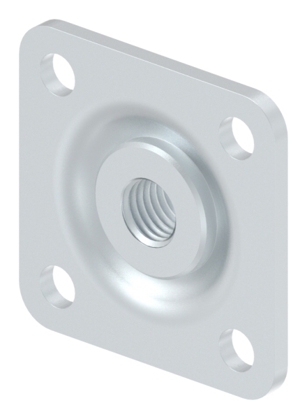 Verstellbare Mauerplatte fuer M18- verzinkt-88-11860-S.M18