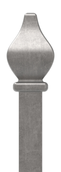 Zaunstab Laenge- 1200 mm Material 12x12 mm - Zierteil Stahl S235JR- roh-30-1257.8