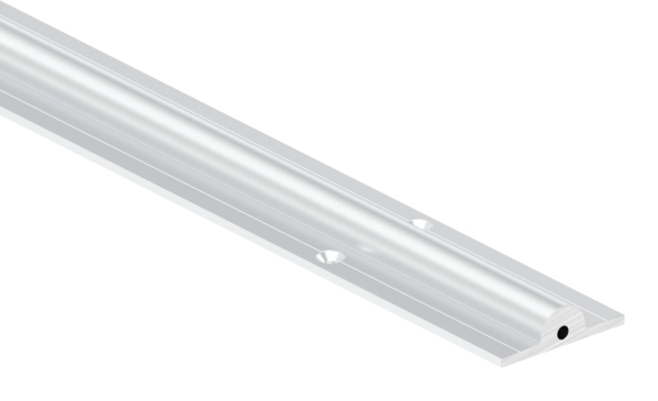 Laufschiene Aluminium L = 3000 mm-  19 mm oben- eloxiert E6-EV1-88-1110201805-ALU.3M