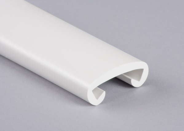 Kunststoffhandlauf Kunststoff 40 x 8 mm L = 25 m signalweiss-88-11F408.008