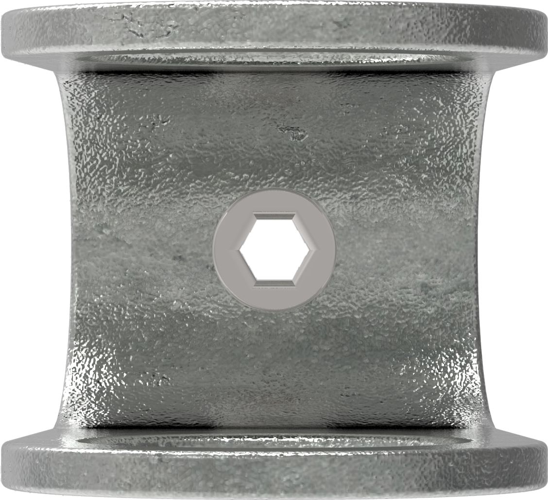 Rohrverbinder - Kreuzstueck offen - 160A27 - 26-9 mm - 3-4- - Feuerverzinkt u. Elektrogalvanisiert-160A27