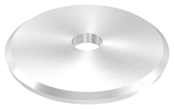 Ankerplatte Ø 70 x 5 mm gewoelbt mit Zentrierbohrung- Ø 10 mm V2A-11-2202.4