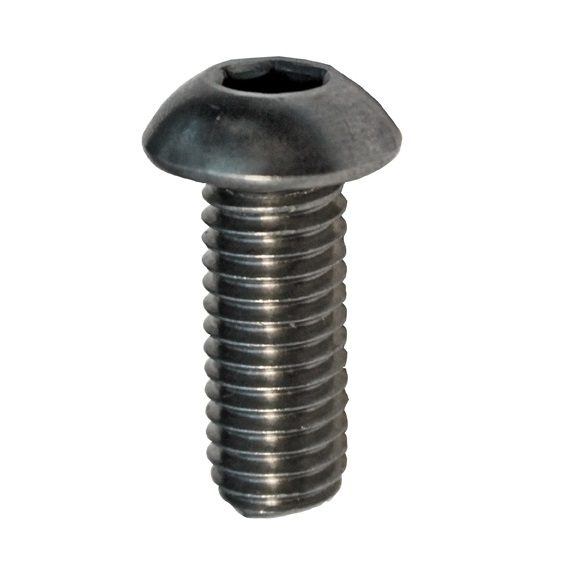 Befestigungsschraube - mit Gewinde- M8x20 mm - fuer Glasklemme - V2A-13-2000-A.4