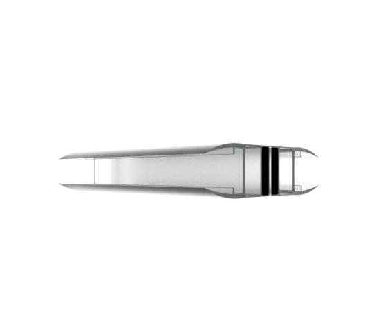 Magnetdichtungsleiste Glastuer 180° fuer 6-8mm Glas - PVC transparent-89-11GSPVCDT1018180-A.4