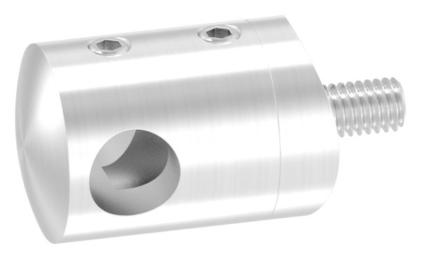Querstabhalter V2A Edelstahl – Anschluss 48-3 mm fuer Rundstaebe 10 mm inkl- Schrauben-11-1036.4