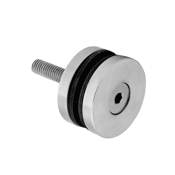 Glaspunkthalter Edelstahl AISI 304 fuer Glas 6-12-76 mm Loch Ø 15 mm Schliff-89-11A0763000-A.4
