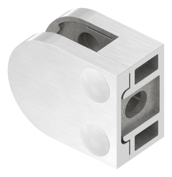 Glasklemme 50x40x26 mm AbZ fuer Anschluss flach V4A-10-2100.1ABZ
