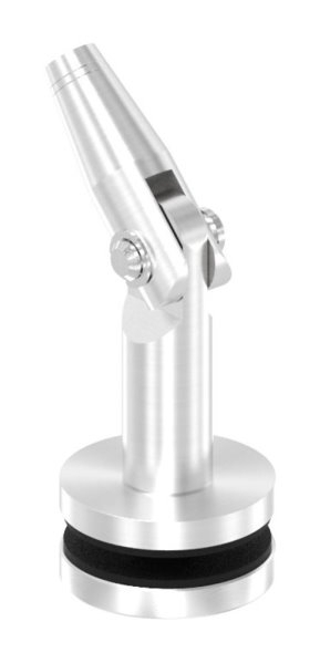 Vordachsystem abgehangen Edelstahl V2A Punkthalter Ø 52 mm ohne Zugstange-88-1150640-240.OZ