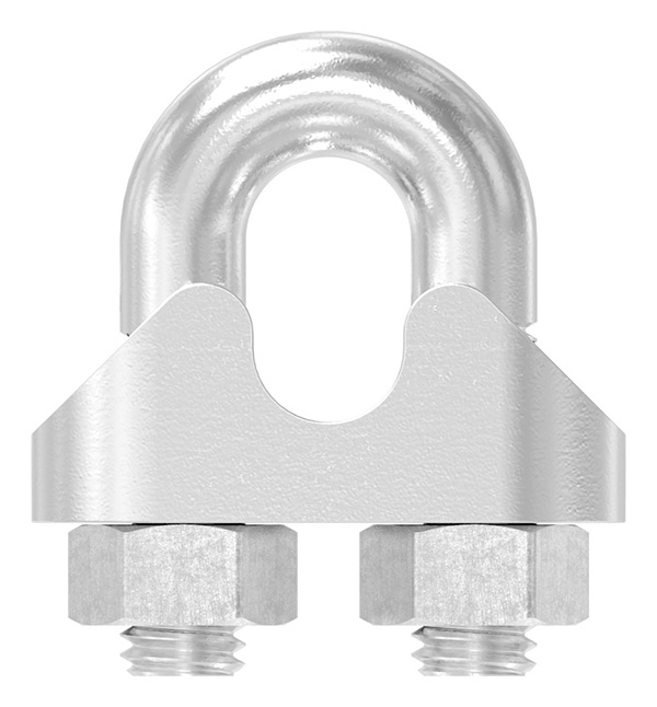 Drahtseilklemme - fuer Seil Ø- 5 mm - Gewinde- M5 - V4A-11-2911.1
