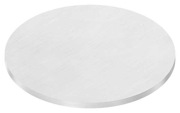 Ronde - Masse- Ø 150 mm - mit Laengsschliff - V2A-11-2246.4