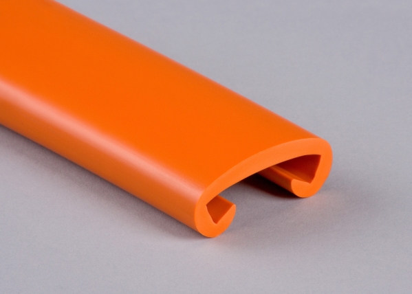 Kunststoffhandlauf fuer 40 x 8mm- reinorgange- 25 Meter-88-11F408.005