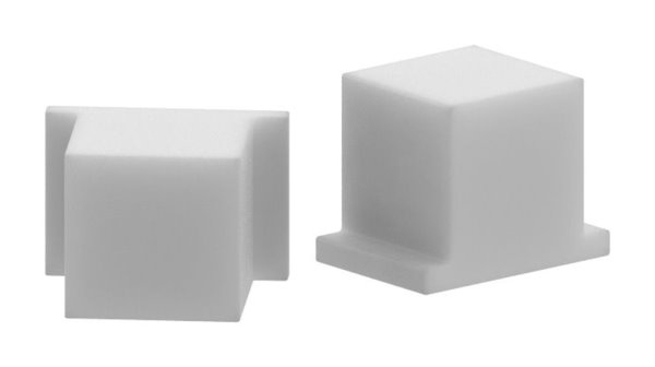 Vordach Montage-Set Aluminium Gummi fuer Glas 17-52 mm L 2405 mm eleganza canopy-88-11VDE-GU-2400.17