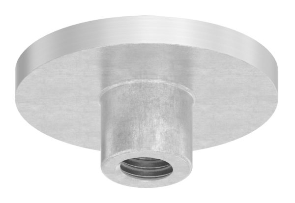 Platte flach mit M8 fuer Rohr Ø 33-7 mm V2A-11-5265.4