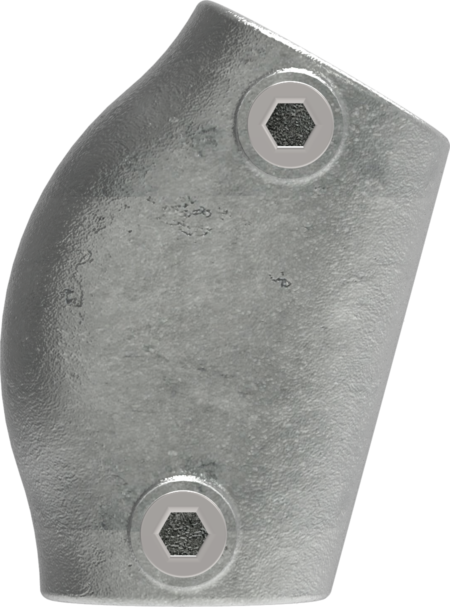 Rohrverbinder - Bogen variabel 15-60° - 124B34 - 33-7 mm - 1- - Feuerverzinkt u. Elektrogalvanisiert-124B34