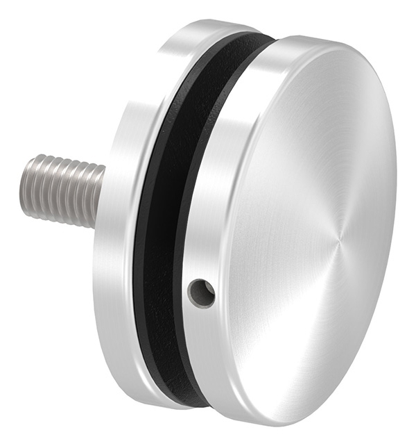 Glaspunkthalter Ø 72 mm- V2A- Anschluss- Flach mit AbP-10-5200.4