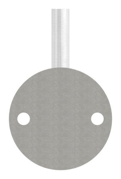 Handlaufhalter V4A Ronde 70x4 mm- Buegel Ø 12 mm- 80 mm Wandabstand- zum Anschweissen-88-1150300-V4A.V