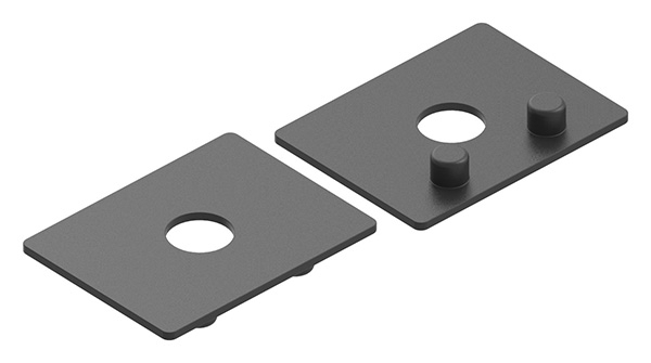 Ersatz-Plastikplaettchen fuer Lochblechhalter Durchmesser 32 mm-88-1155-PP.32