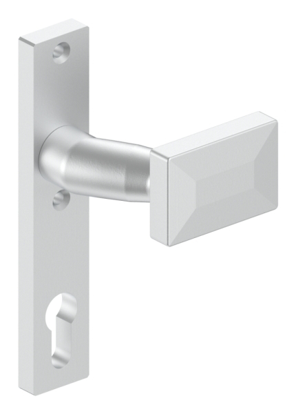 Alu-Tuerdruecker - Form- gekroepft - Aluminium EV1-12-3060.6