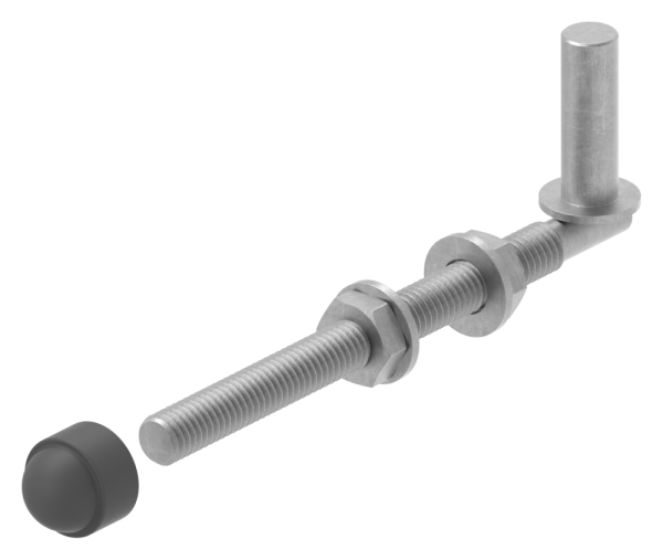 Einhaengeband Torband zum Durchschrauben fuer Ø 13mm- Laenge 160mm-88-11961-13.160