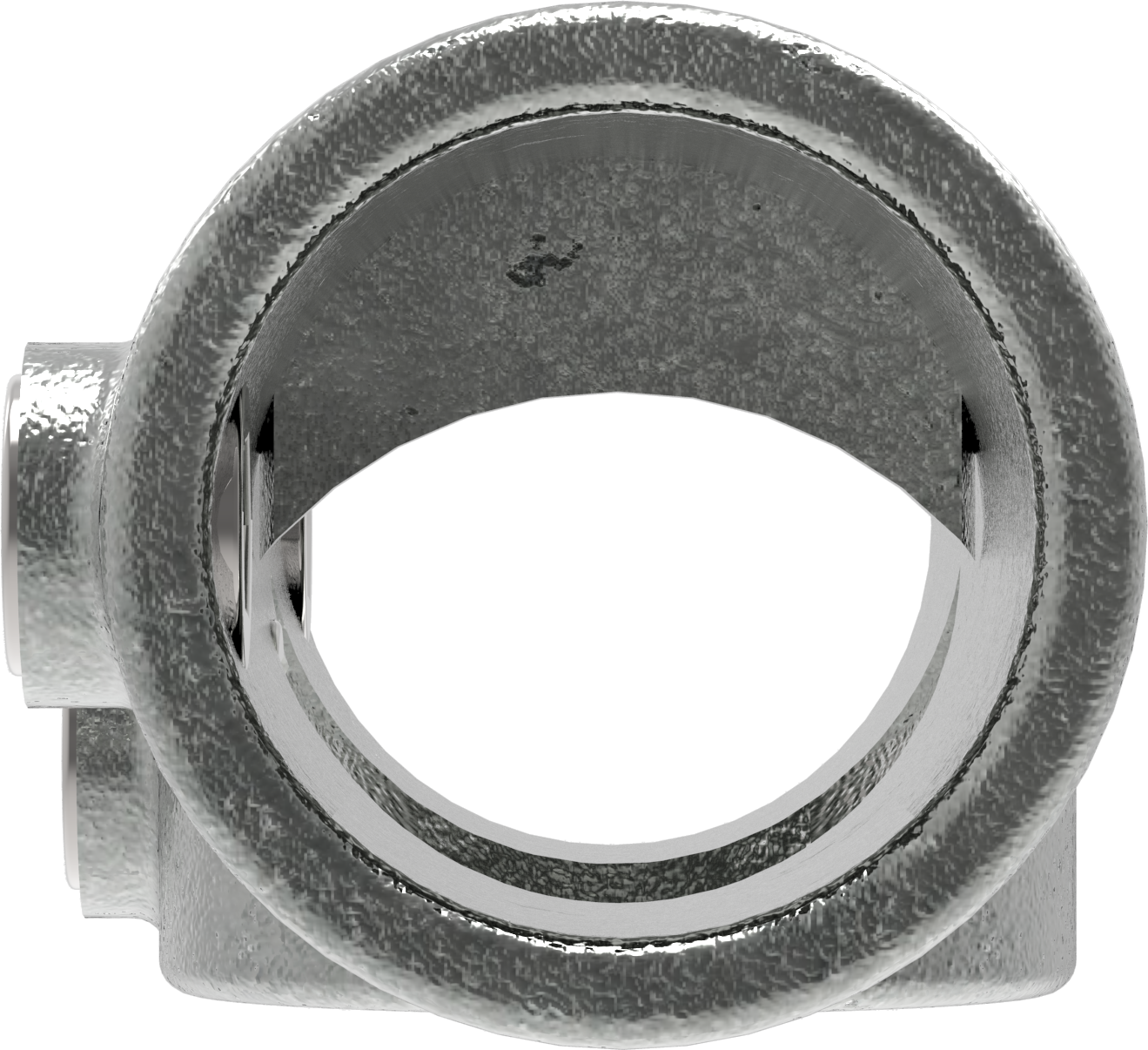 Rohrverbinder - T-Stueck 11-29° - 255D48 - 48-3 mm - 1 1-2- - Feuerverzinkt u. Elektrogalvanisiert-255D48