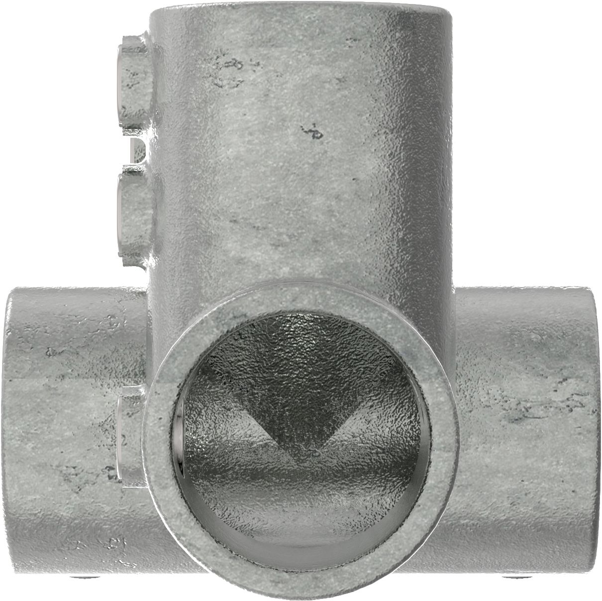 Rohrverbinder Traufenstueck 27-5° Ø 48-3 mm -1 1-2- - Temperguss verzinkt - 185D48-185D48