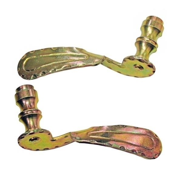 Ziertuerdruecker Stahl verzinkt L142- Griff Ø19mm-89-11D252ZN-A.4
