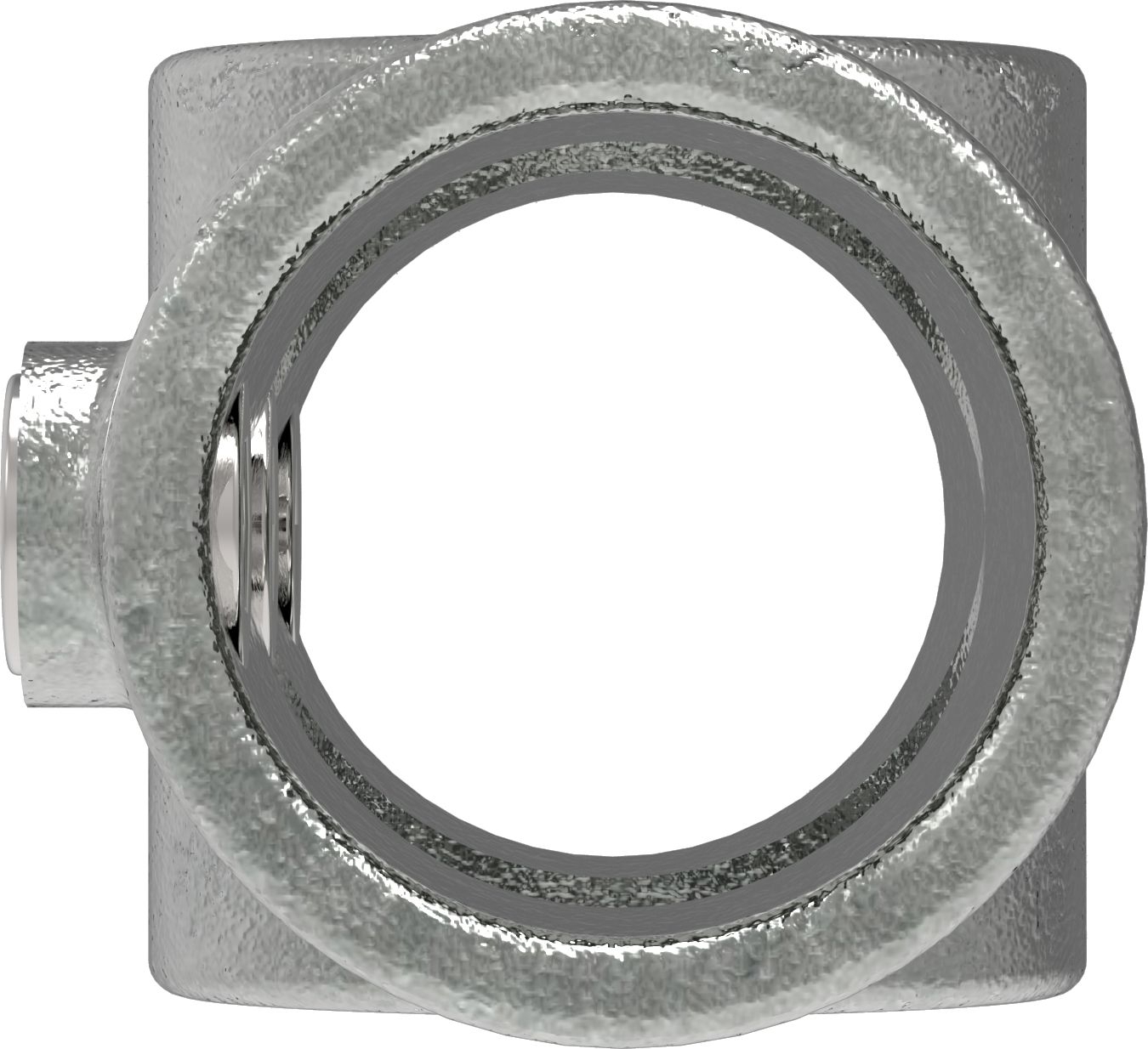 Rohrverbinder - Kreuzstueck durchgehend - 119C42 - 42-4 mm - 1 1-4- - Feuerverzinkt u. Elektrogalvanisiert-119C42