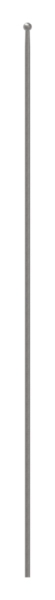 Zaunstab Laenge- 1200 mm Material Ø 12 mm - Kugel Ø 19 mm Stahl S235JR- roh-30-1225.8