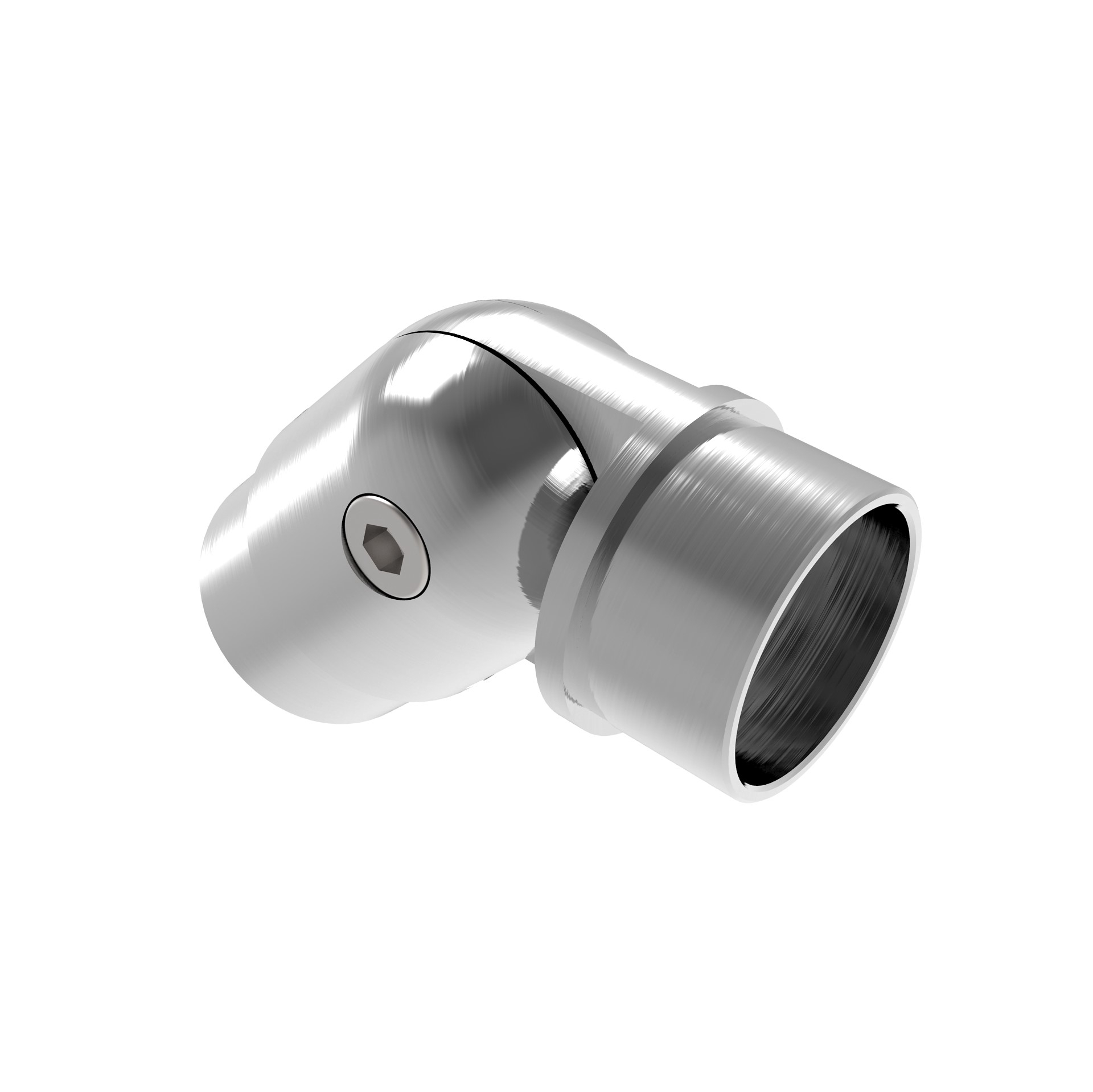 Gelenkstueck - zum Kleben - fuer Rundrohr- Ø 42-4x2 mm - V2A-11-3636-A.4