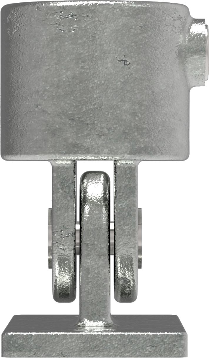Rohrverbinder - Gelenkfuss - 169E60 - 60-3 mm - 2- - Feuerverzinkt u. Elektrogalvanisiert-169E60