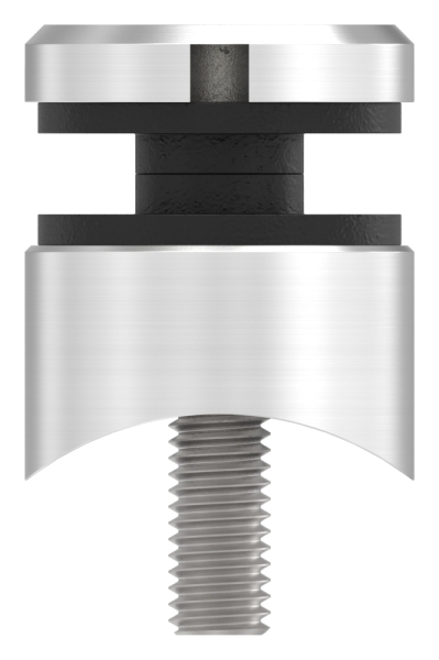Glaspunkthalter Edelstahl V2A Ø 30 mm fuer Rohr Ø 48-3 mm Gewinde M8 fuer Glas 6-0-12-76 mm-88-1160191-240.48