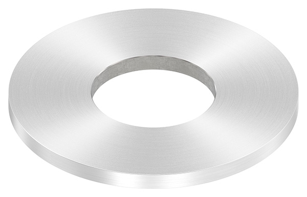 Ankerplatte Masse- 100x6 mm Rundschliff und Mittelbohrung V2A-11-2270R.4