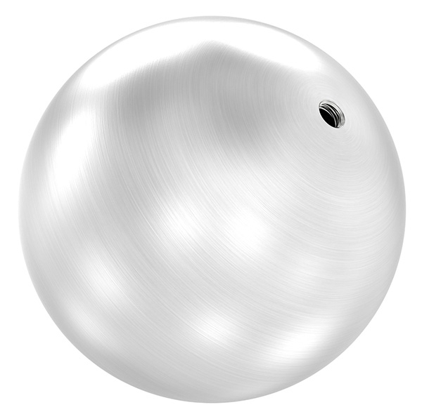 Hohlkugel Ø 120 mm mit Gewinde M10 V2A-11-4066.4