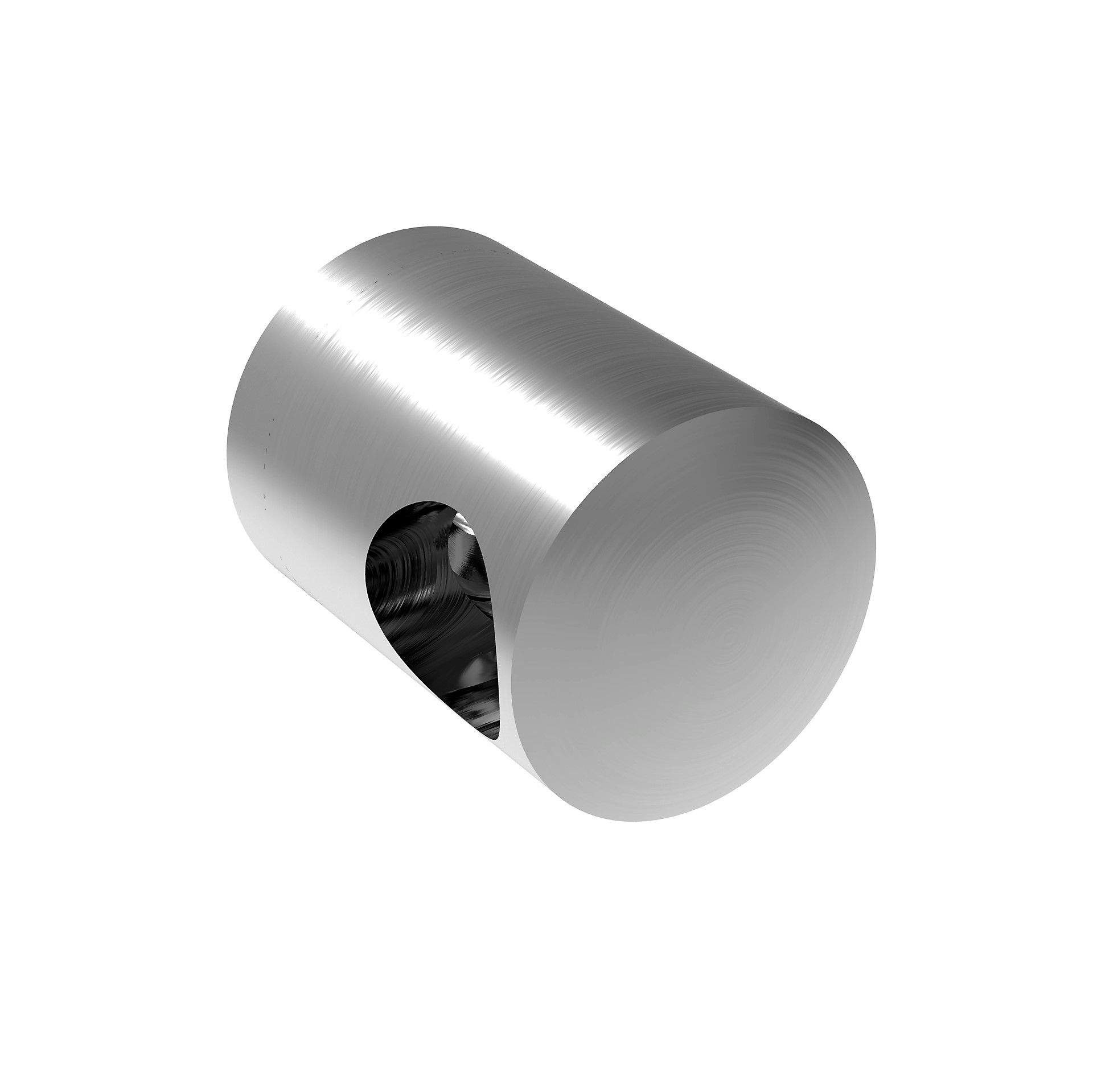 Querstabhalter V2A Edelstahl Ø 22 mm – Anschluss FLACH fuer Rundstaebe 12 mm-11-1011-A.4
