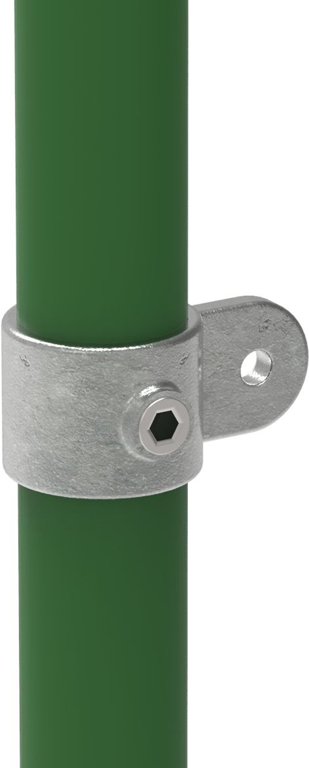 Rohrverbinder - Gelenkauge einfach - 173MC42 - 42-4 mm - 1 1-4- - Feuerverzinkt u. Elektrogalvanisiert-173MC42