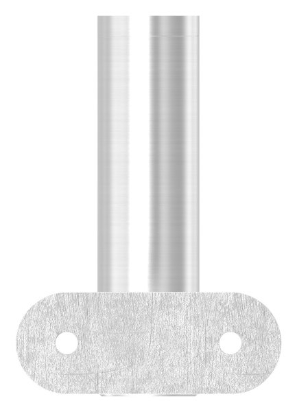 Handlaufhalter mit Gelenk und Halteplatte fuer flachen Anschluss V2A-11-2057.4