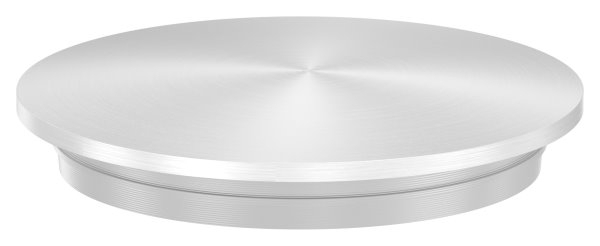 Einsteckkappe Edelstahl V2A fuer Rohr Ø 42-4 x 3-0 mm- leicht gewoelbt zum Einschlagen-11-6025.4