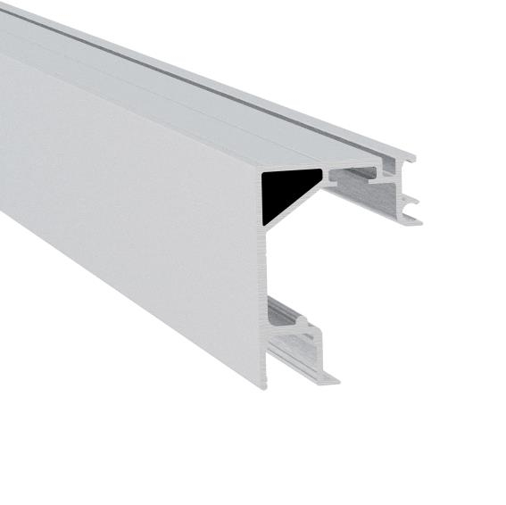Glastuer Schiebetuer System Oberfuehrung AL- 3000mm- Softstop- 8-12mm Glas-89-11GSALP8106NESET-A.4