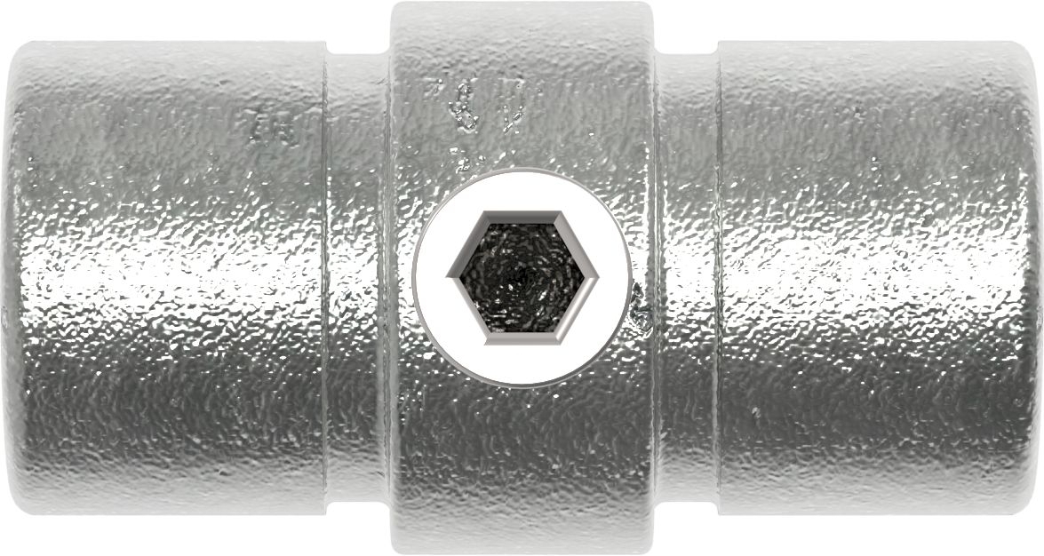 Rohrverbinder Verbindungsstueck innen Ø 42-4 mm -1 1-4- - Temperguss verzinkt - 150C42-150C42